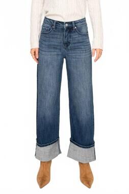 NEW ARTEMIS VINTAGE franki high rise wide leg jeans in blue